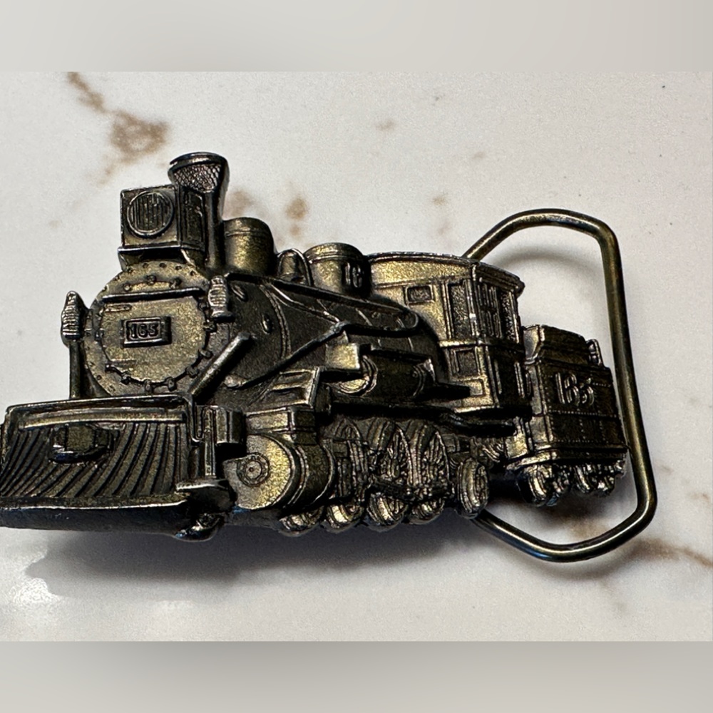 Train Engine Belt Buckle